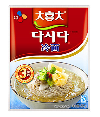 [CJ希杰大喜大冷面调味料 正宗牛肉粉汤料韩国厨房冷面调味品300g] 自由行